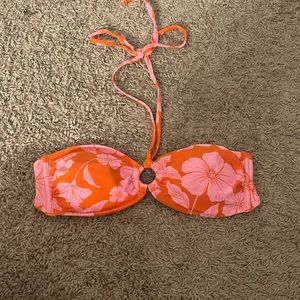 floral bikini top
